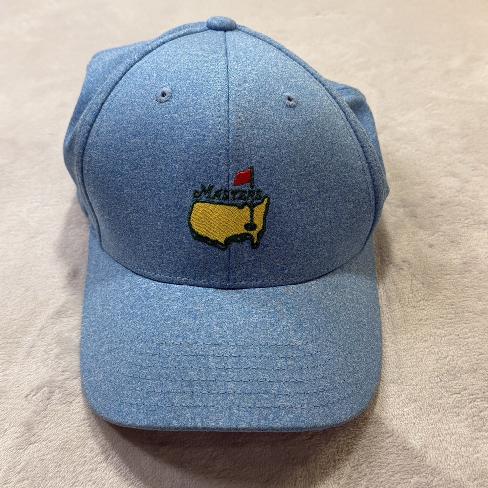 Masters Tournament American Needle‎ Augusta National Heather Blue Strapback Hat